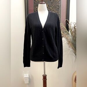 NWT - GAP Black Button Up Cardigan - XL